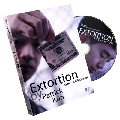 картинка Extortion (DVD and Gimmick) by Patrick Kun and SansMinds - DVD от магазина Одежда+