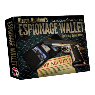 Espionage Wallet by Kieran Kirkland and Alakazam Magic - Trick