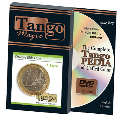 картинка Double Sided Coin (1 Euro w/DVD) (E0026) by Tango - Trick от магазина Одежда+