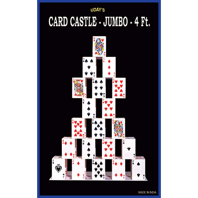 Card castle 4 Feet (JUMBO) by Uday - Trick