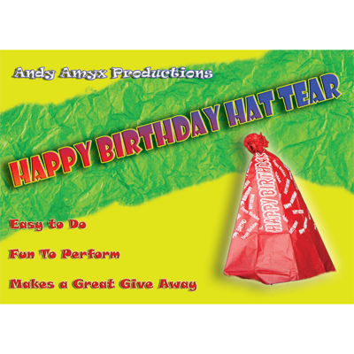 картинка Happy Birthday Hat Tear by Andy Amyx - Trick от магазина Одежда+