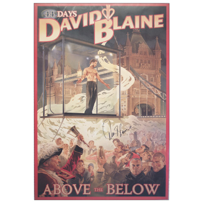 картинка Above The Below Autographed Poster (Limited Edition) by David Blaine - Trick от магазина Одежда+