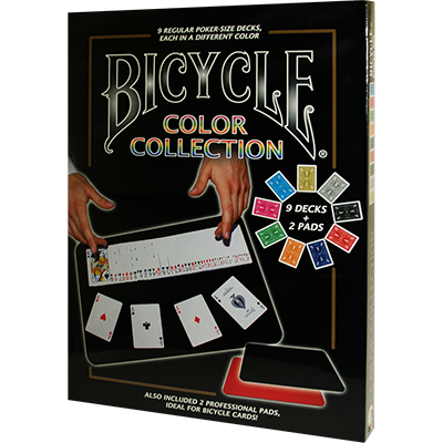 Bicycle Color Collection (9 Decks, 2 Close Up Pads) - Tricks