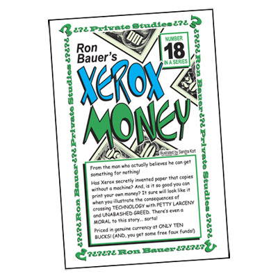 картинка Ron Bauer Series: #18 - Xerox Money - Book от магазина Одежда+