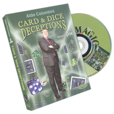 картинка Card & Dice Deceptions Volume One by Aldo Colombini - DVD от магазина Одежда+