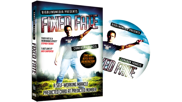 Fixed Fate aka 'Predicted Card at Predicted Number' (DVD and Gimmick) by Cameron Francis and Big Blind Media - DVD