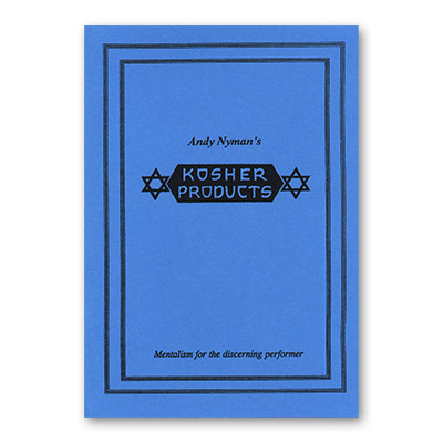 Kosher Products: Lecture Notes by Andy Nyman & Alakazam Magic - Book