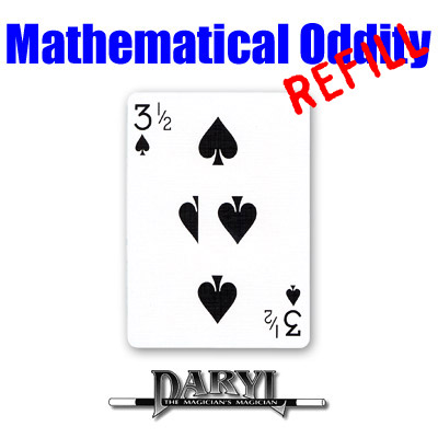 картинка REFILL Mathematical Oddity (3 1/2 of SPADES) by Daryl - Trick от магазина Одежда+