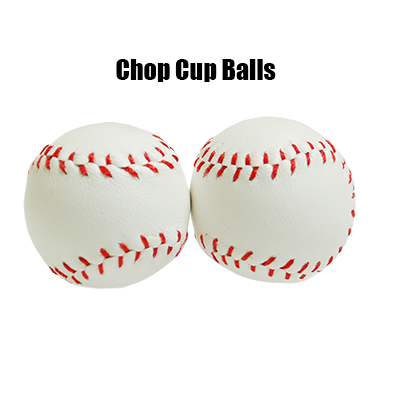 картинка Chop Cup Balls White Leather (Set of 2) by Leo Smesters - Trick от магазина Одежда+