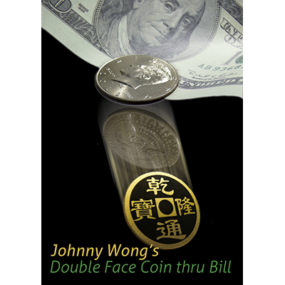 картинка Double Face Coin Thru Bill  by Johnny Wong - Trick от магазина Одежда+