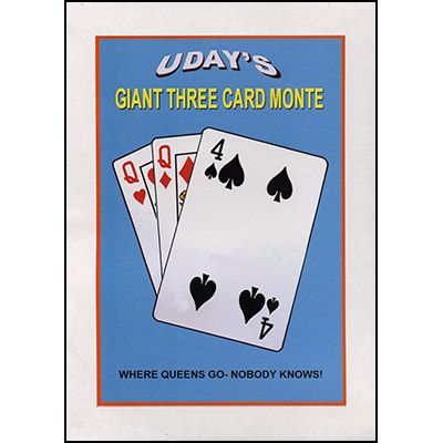 картинка Giant Three (3) Card Monte by Uday - Trick от магазина Одежда+