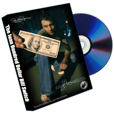 картинка Juan Hundred Dollar Bill Switch (with Hundy 500 Bonus) by Doug McKenzie - DVD от магазина Одежда+
