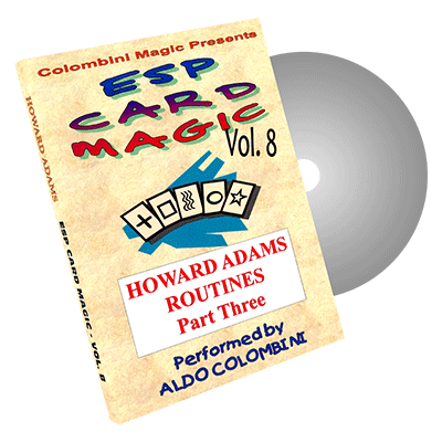 ESP Card Magic (Howard Adams Part 3) Vol. 8 by Aldo Colombini - DVD