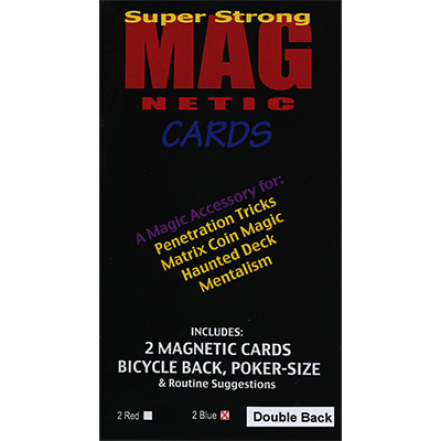 картинка Magnetic Card (Double Back Blue) by Chazpro Magic - Trick от магазина Одежда+
