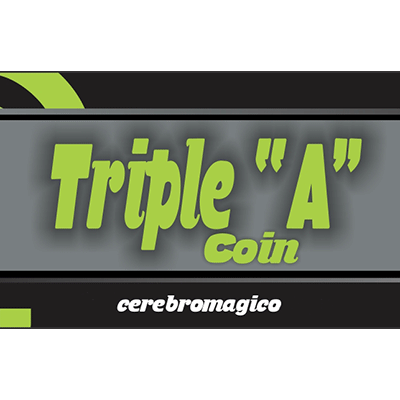 Triple A Coin (Quarter) by Cerebro Magico