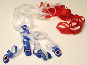 картинка Throw Streamers Cresey (red/white/blue) от магазина Одежда+