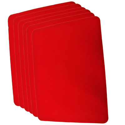 Large Close Up Pad 6 Pack (Red 12.75" x 17") by Goshman - Trick