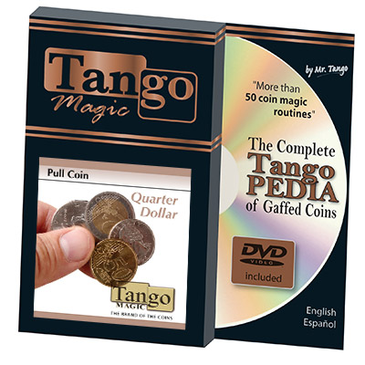 картинка Pull Coin (D0053) (Quarter w/DVD) by Tango - Trick от магазина Одежда+
