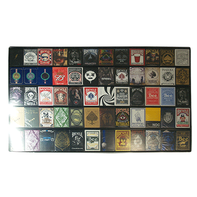 The Playing Card Frame - 60 Deck Acrylic Playing Card Display By Collectable Playing Cards