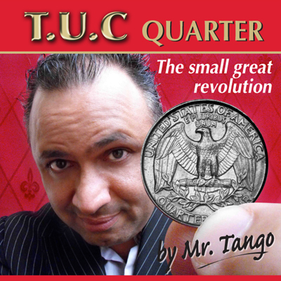 картинка Tango Ultimate Coin (T.U.C) Quarter Dollar(D0116) with instructional DVD by Tango - Trick от магазина Одежда+