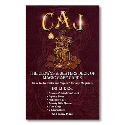 картинка CAJ Deck- Deck of Misc. Gaff Cards and booklet от магазина Одежда+