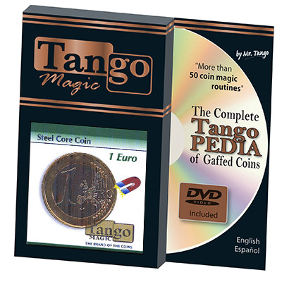 картинка Steel Core Coin 1 Euro (w/DVD) by Tango - Trick (E0023) от магазина Одежда+