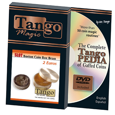 Slot Boston Box Brass 2 Euro (w/DVD) by Tango - Trick (B0021)