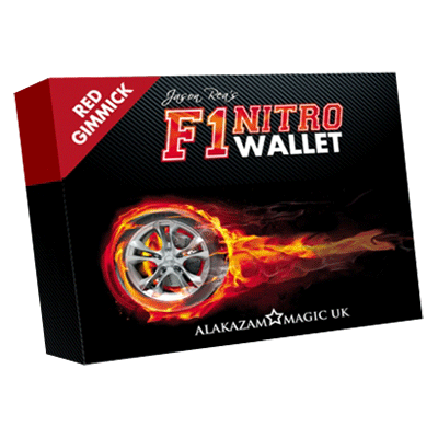 F1 Nitro Wallet Red (DVD and Gimmick) by Jason Rea & Alakazam UK - DVD