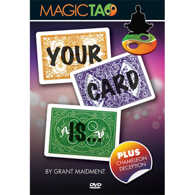 картинка Your Card Is (DVD and Gimmick) by Grant Maidment and Magic Tao - DVD от магазина Одежда+