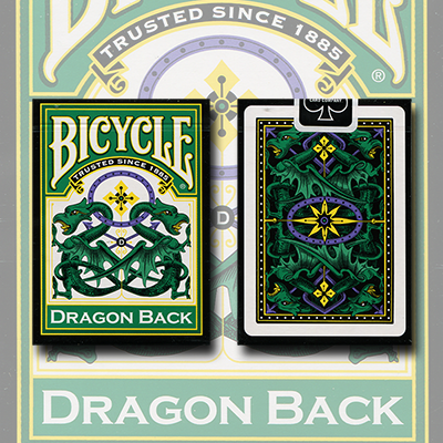 Bicycle Dragon Green by Gamblers Warehouse - Trick
