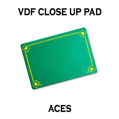 картинка VDF Close Up Pad with Printed Aces (Green) by Di Fatta Magic - Trick от магазина Одежда+