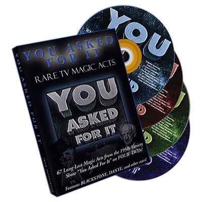 You Asked For It- Rare TV Magic Acts (4 DVD Set) - DVD