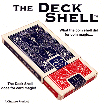 Deck Shell (Blue) with DVD by Chazpro Magic & Collectibles - Trick