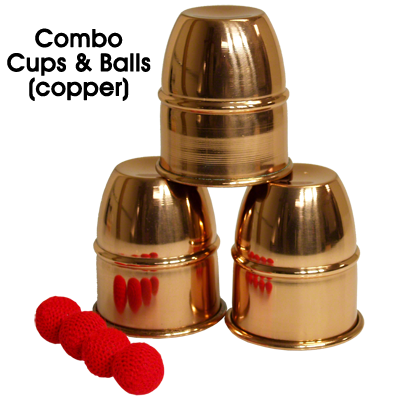 картинка Combo Cups & Balls (Copper) by Premium magic - Trick от магазина Одежда+