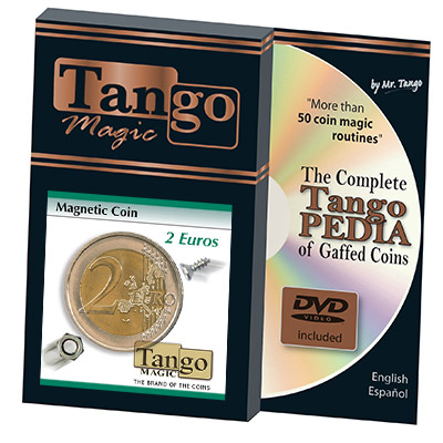 картинка Magnetic 2 Euro coin (w/DVD) E0021 by Tango - Trick от магазина Одежда+