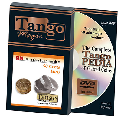 Slot Okito Box 50 cent Euro Aluminum (w/DVD) by Tango -Trick (A0012)