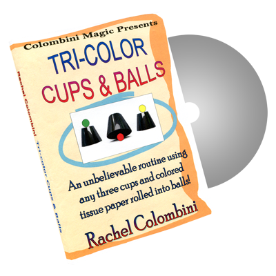 картинка Tri-Color Cups & Balls by Wild-Colombini Magic - DVD от магазина Одежда+
