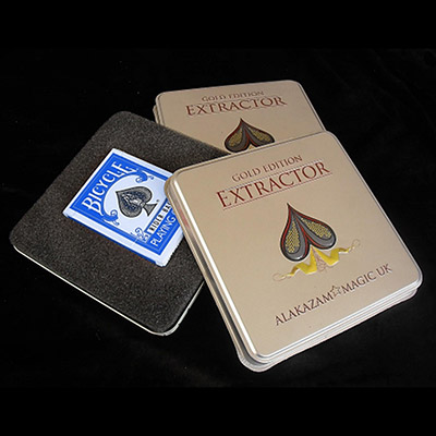 Extractor Blue Cards(Gold Edition) by Rob Bromley and Peter Nardi and Alakazam Magic - Trick