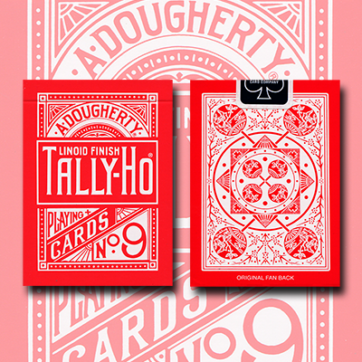 картинка Tally Ho Reverse Fan back (Red) Limited Ed. by  Aloy Studios / USPCC от магазина Одежда+