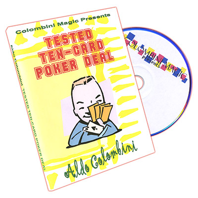 картинка Tested Ten Card Poker Deal by Aldo Colombini - DVD от магазина Одежда+