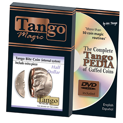 картинка Biting Coin (Half Dollar w/DVD - Internal w/extra piece) (D0044) from Tango от магазина Одежда+