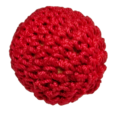 картинка 1" Magnetic Crochet Ball (Red) by Ickle Pickle Products, Inc. - Trick от магазина Одежда+