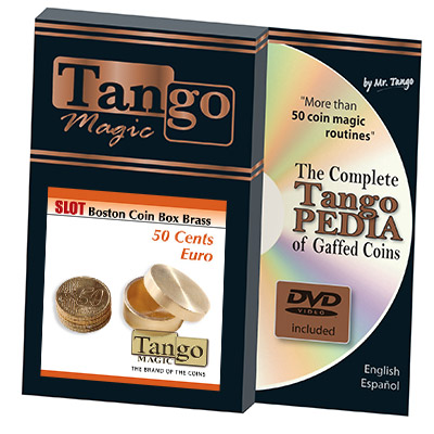 Slot Boston Box Brass 50 cent Euro (w/DVD) by Tango -Trick (B0020)