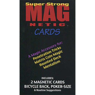 картинка Magnetic Cards (2 pack/Red) by Chazpro Magic. - Trick от магазина Одежда+