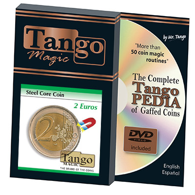 картинка Steel Core Coin (2 Euro w/DVD)E0024 by Tango - Trick от магазина Одежда+