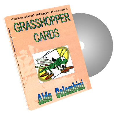 Grasshopper Cards by Wild-Colombini Magic - DVD