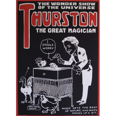 картинка Thurston (Black And Red) Poster - Trick от магазина Одежда+