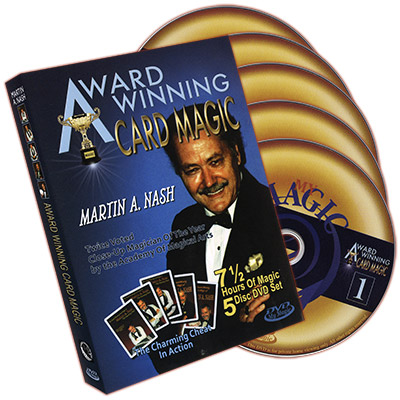 картинка Award Winning Card Magic (5 DVD Set) by Martin Nash - DVD от магазина Одежда+