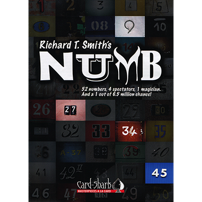 картинка Richard T. Smith's NUMB (Parlor Size Red) by Card-Shark от магазина Одежда+
