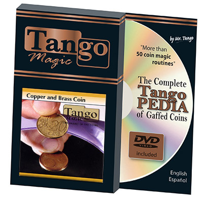 Copper and Brass (5c and 20c Euro w/DVD) by Tango - Trick (E0055)
